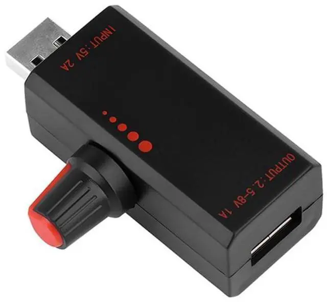 Main image of USB Fan Speed Controller PWM Motor Controller with DC Motor Speed Control, 5V 2A PWM Control, Adjustable Knob Switch