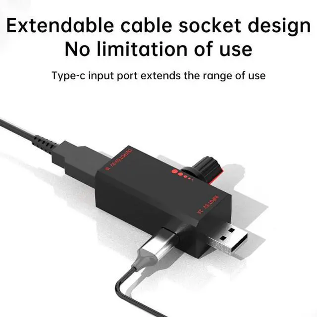 Alt view image 5 of 7 - USB Fan Speed Controller PWM Motor Controller with DC Motor Speed Control, 5V 2A PWM Control, Adjustable Knob Switch