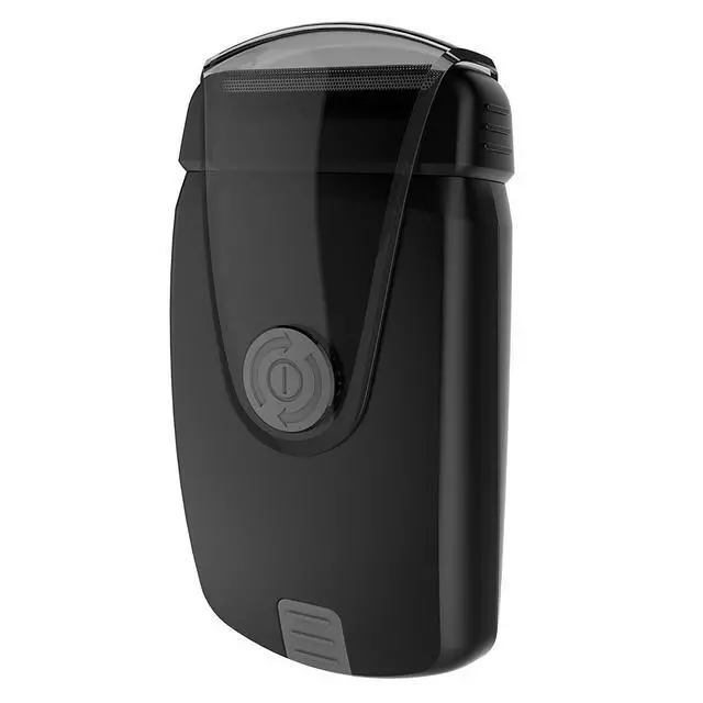 Alt view image 2 of 5 - TF70CDN Foil Shaver, Battery-Operated, Travel, Black, Mens | Electric Razor for Dry Use, Dual Foil Technology for Close Comfort, Uses Two AA Batteries, Built-In Cleaning Brush