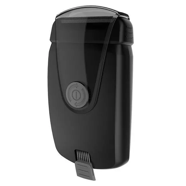 Alt view image 3 of 5 - TF70CDN Foil Shaver, Battery-Operated, Travel, Black, Mens | Electric Razor for Dry Use, Dual Foil Technology for Close Comfort, Uses Two AA Batteries, Built-In Cleaning Brush