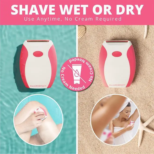 Alt view image 5 of 6 - Electric Shaver for Women, Triple Blade Razor, Wet/Dry