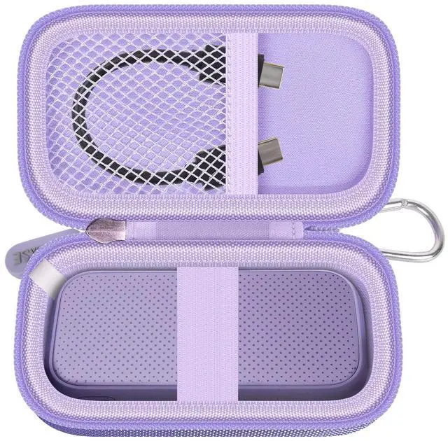Main image of Hard Case for SanDisk Extreme Portable External Solid State Drive | Protective Storage Bag Fits for SanDisk 500GB/ 1TB/ 2TB/ 4TB/ 8TB SSD, Carring Travel Holder for USB Cables (Box Only) Purple