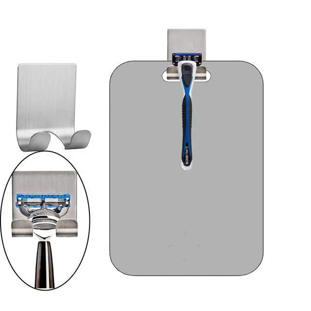 Alt view image 5 of 7 - APHUIME Large Fogless Shower Mirror, Anit-Fog Shaving Mirror with Hook | Deluxe Large Anti Fog and Shatterproof Mirror in Bathroom(11 in X 7.48 in)