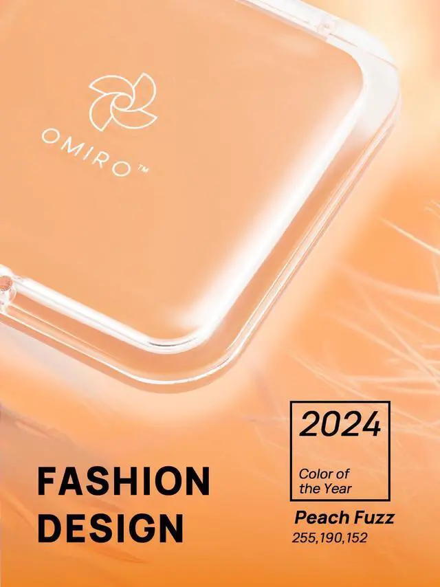 Alt view image 3 of 7 - Compact Mirror with 30X Magnification, 3.5 Small Mirror for Purse | Magnifying Makeup Mirror, Pocket Mirror for Women men, Purse Accessories, Square, Peach Fuzz