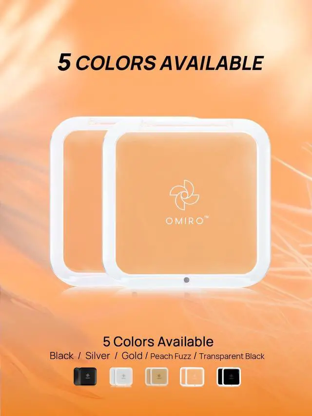 Alt view image 6 of 7 - Compact Mirror with 30X Magnification, 3.5 Small Mirror for Purse | Magnifying Makeup Mirror, Pocket Mirror for Women men, Purse Accessories, Square, Peach Fuzz