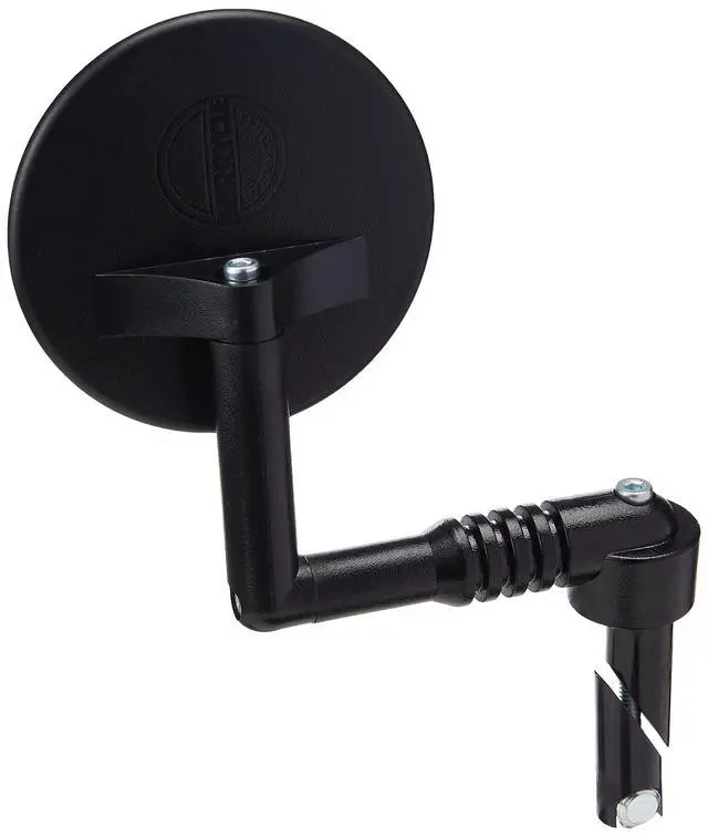 Alt view image 2 of 6 - Mountain Mirror, Black | Mirrycle Mountain Handlebar Mirror with Wrench | Wide-View Bar End Mount