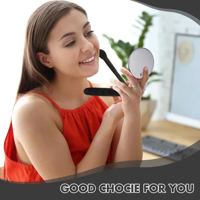 Alt view image 5 of 6 - 2 Pcs Telescoping Inspection Mirror Mechanics Mirror,50mm,Black | Round Extendable Handle for Technicians, HVAC Hard-to-reach Areas, Adjustable Angle Joint, Contractor Observation