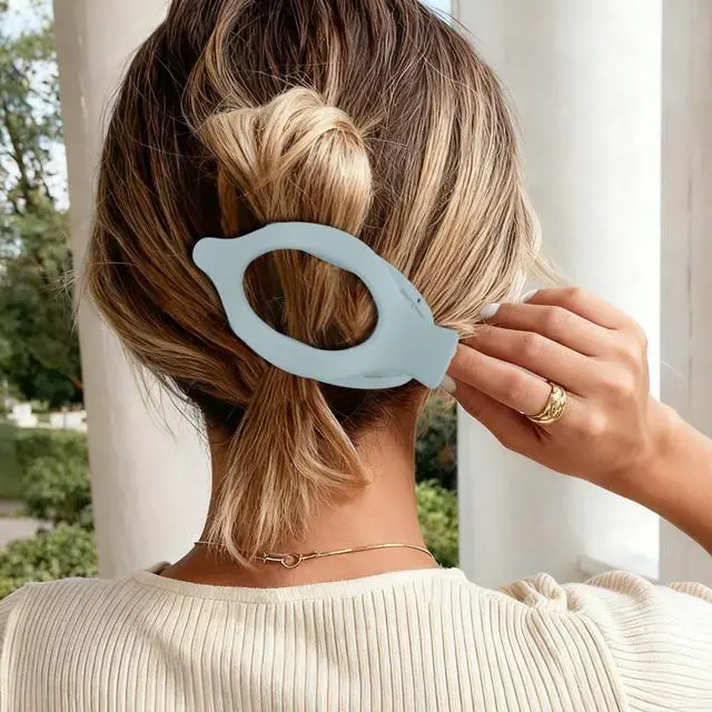 Alt view image 2 of 7 - Hair Clips for Women Girls Cute Hair Pins for Long Tail Barrettes Hairs Accessories Gray Black, 4 Pack