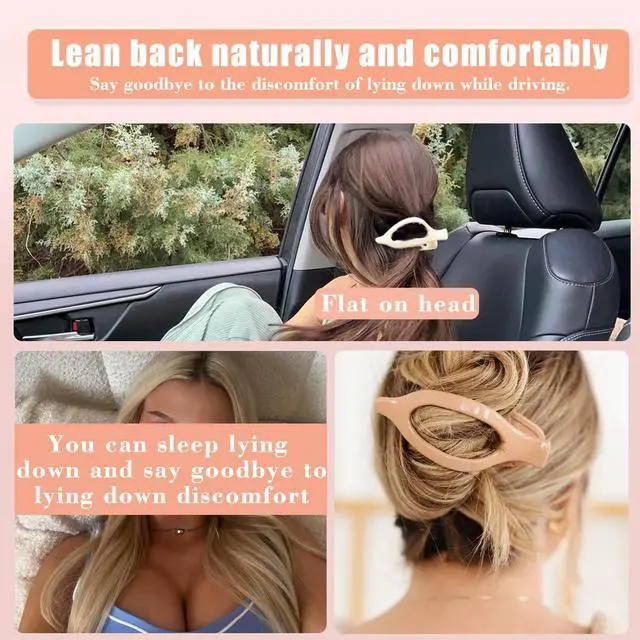 Alt view image 2 of 7 - Flat Hair Clips, 9 PCS 4.7 Inch Large Side Slide Volume Duckbill Clips for Women & Girls, Internal Tooth Design, Strong Hold Matte Hair Clips for Thick Hair & Thin Hair,French Concord Clip