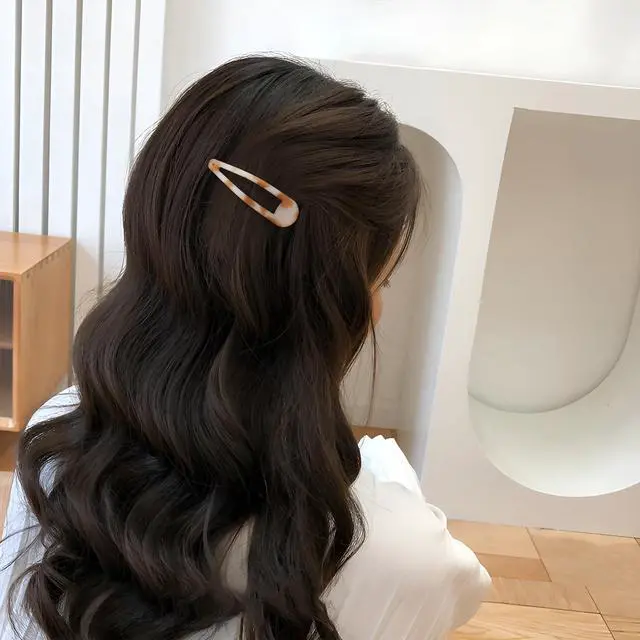 Alt view image 4 of 7 - Small Hair Barrettes For Women No Slip Metal Snap Clips For Thin And Fine Hair,Matte Black Tortoiseshell,20 PCS,1.97 x 0.5 Inch.