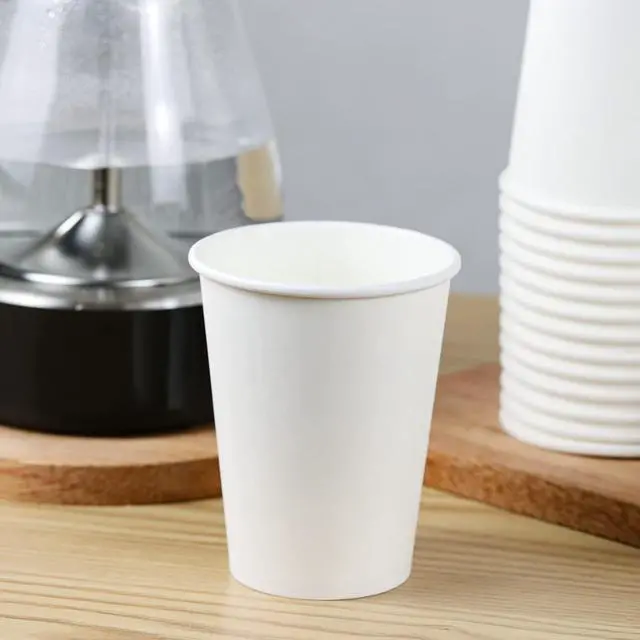 Alt view image 5 of 7 - Coffee Cups 12 oz, 100 Pack Disposable Paper Cups | Thickened Paper, Leak-proof, BPA-free, Ideal for Daily Use, Office, Coffee Shop, Picnic, Parties
