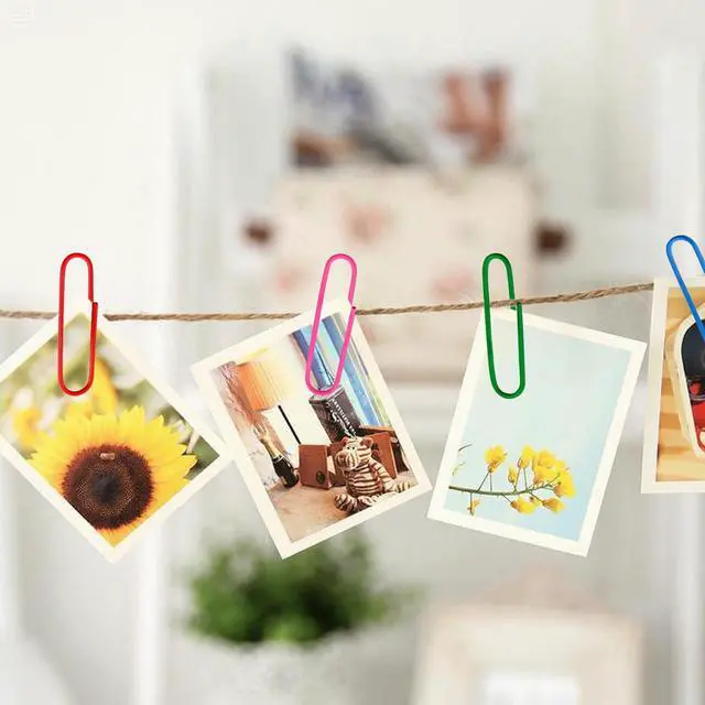 Alt view image 5 of 7 - Paper Clips, 200 Pack 1.3 Inch Medium Colored Paperclips, Assorted Colored Coated Paper Clips, Reusable Paperclips for Paperwork Office School Document Organizing