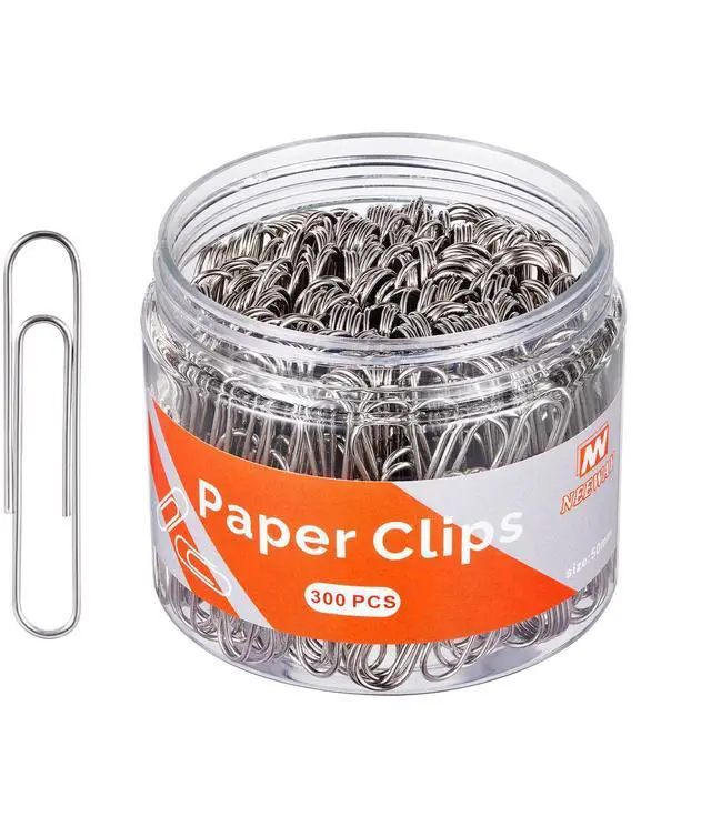 Main image of 300pcs Large Paper Clips, Jumbo Paper Clip, 2 Inch Paperclips