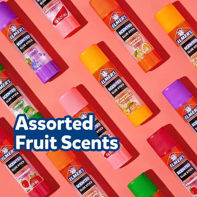 Alt view image 4 of 7 - Glue Sticks Variety Pack, Featuring BlooStick Buddies, Disappearing Purple, and Scented Glue Sticks, Assorted, 6 Grams, 30 Count - Arts & Crafts, Fun Classroom Supplies, #1 Teacher Brand
