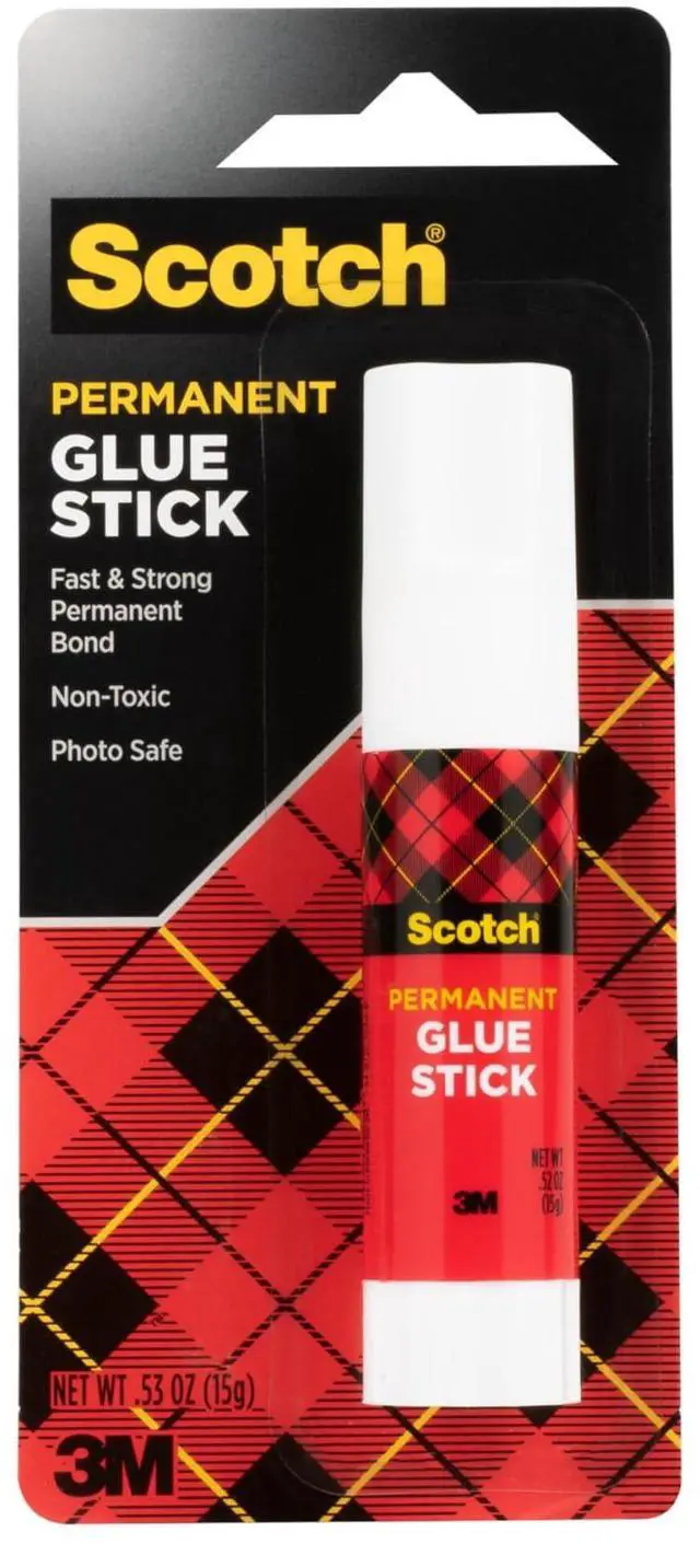 Main image of Glue Stick, .52 oz, Acid Free and Non-Toxic | Strong, Fast-Bonding, No-Mess Glue for School, Home and Office Projects, Washable and Photo Safe