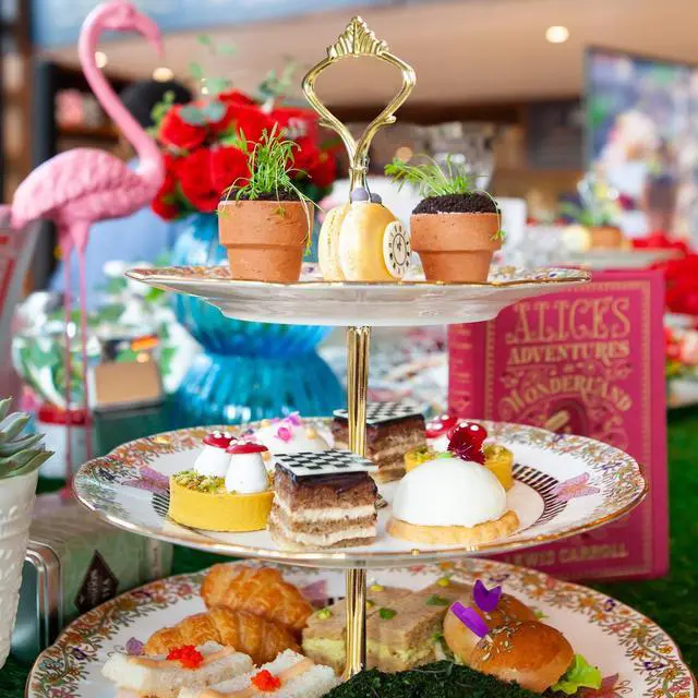 Alt view image 6 of 7 - 3 Tier Tiered Tray Hardware Kits Fruit Cake Plate Handle Fitting Hardware Rod Dessert Stand Holder Golden Crown 5 SetPlate not Included