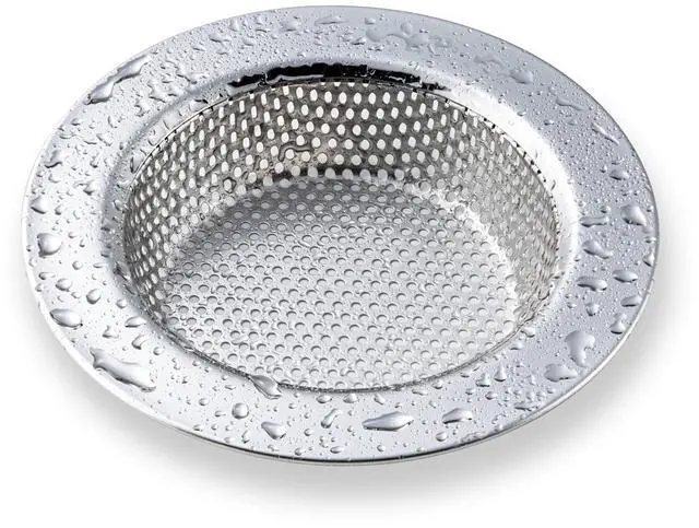 Main image of 1 Pack Sink Strainer for Most Kitchen Sink Drain Basket, Upgraded Double-Layer Safe Design Kitchen Sink Strainer (Outer Diameter 4.5 Inch)