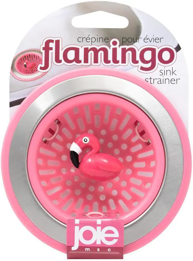 Main image of Flamingo Kitchen Sink Strainer Basket Garbage Disposal Drain Cover | Fits All Standard Sinks, Keeps Unwanted Food Particles Out Kitchen Sink Drain, Measures 4.5 x 4.5