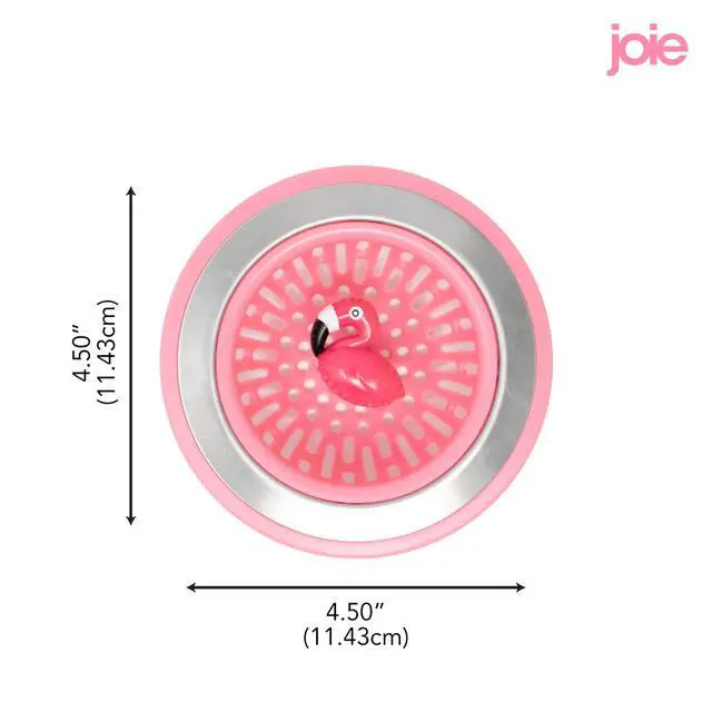 Alt view image 5 of 5 - Flamingo Kitchen Sink Strainer Basket Garbage Disposal Drain Cover | Fits All Standard Sinks, Keeps Unwanted Food Particles Out Kitchen Sink Drain, Measures 4.5 x 4.5