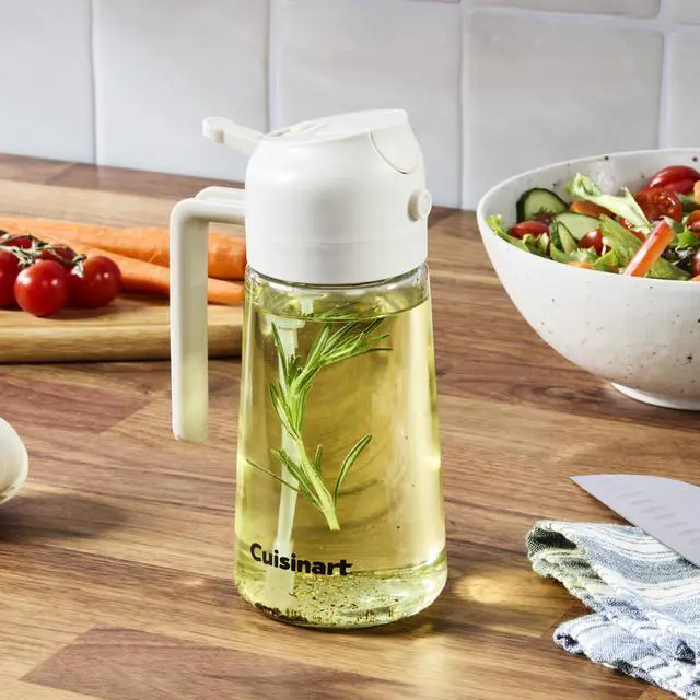 Alt view image 2 of 7 - 2in1 Oil Sprayer & Pourer Refillable Oil Mister, Controlled Spray or Stream, Ideal for Cooking, Roasting & Grilling