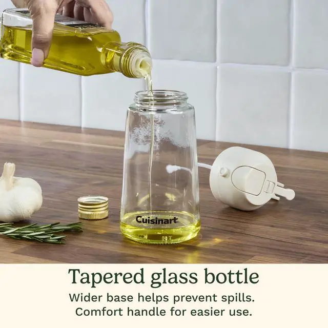 Alt view image 4 of 7 - 2in1 Oil Sprayer & Pourer Refillable Oil Mister, Controlled Spray or Stream, Ideal for Cooking, Roasting & Grilling