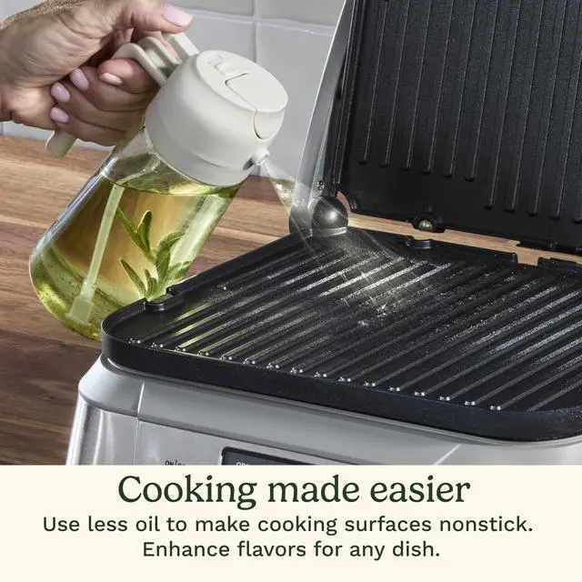 Alt view image 6 of 7 - 2in1 Oil Sprayer & Pourer Refillable Oil Mister, Controlled Spray or Stream, Ideal for Cooking, Roasting & Grilling