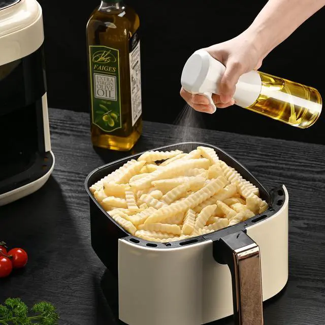 Alt view image 5 of 7 - Oil Sprayer for Cooking- 200ml Glass Olive Oil Sprayer Mister, Olive Oil Spray Bottle, Kitchen Gadgets Accessories for Air Fryer, Canola Oil Spritzer