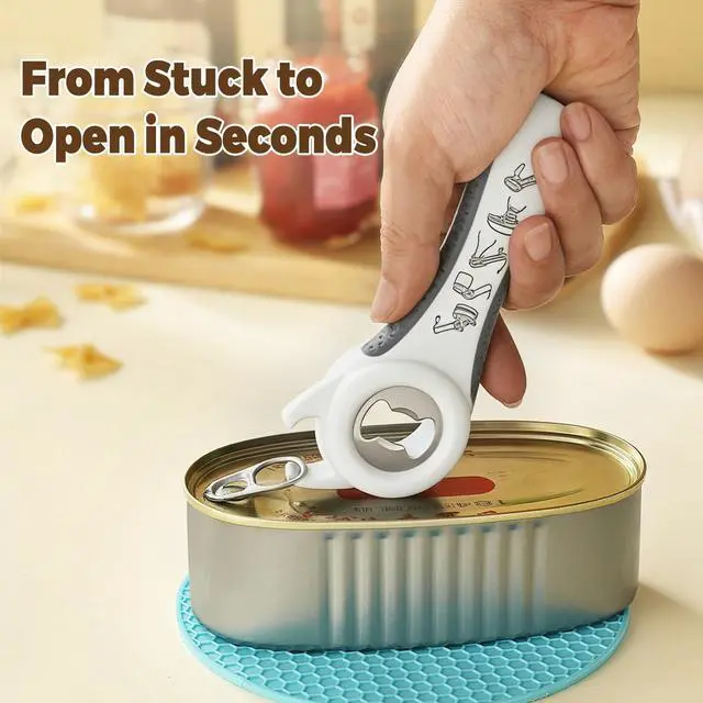 Alt view image 5 of 7 - Jar Opener,Bottle Opener for Seniors,2 Psc Soda Can Beer Bottle Opener