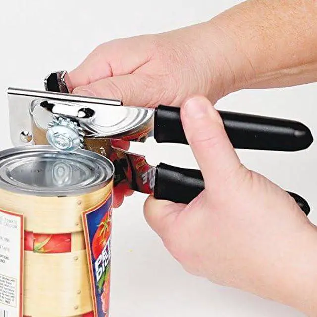 Alt view image 3 of 3 - 3028 Deluxe Can Opener with Grips, Black