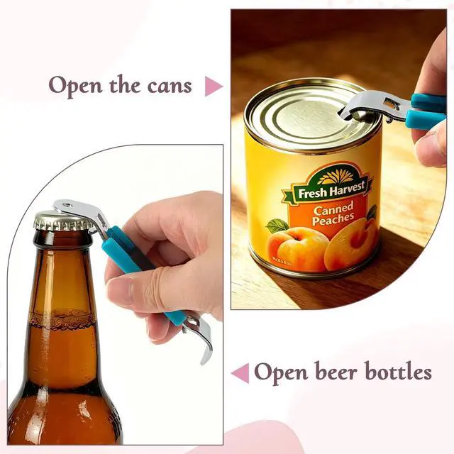Alt view image 4 of 6 - 3 PCS Magnetic Bottle Openers, Stainless Steel Small Can Tapper, Can Openers Classic Beer Opener with Magnet for Camping and Traveling