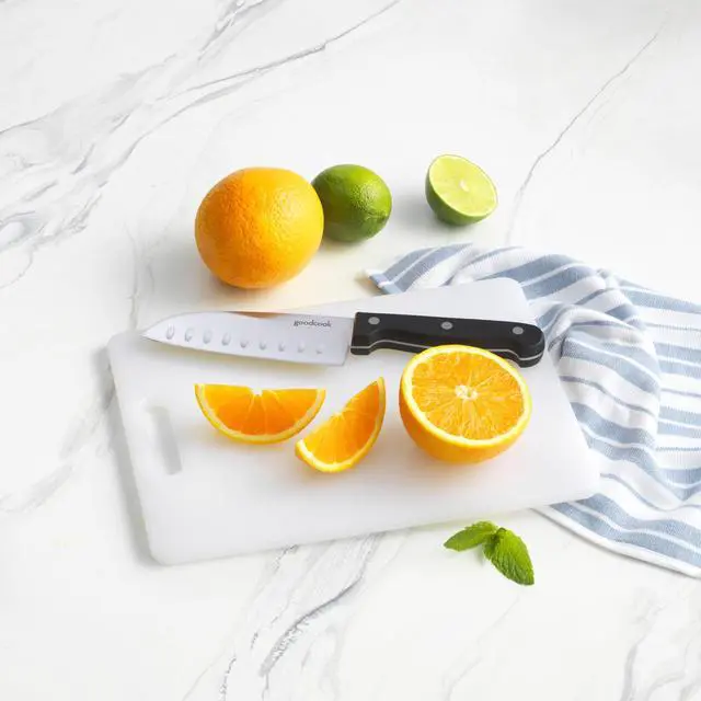 Alt view image 2 of 5 - Everyday Solid Polyethylene Cutting Board, 8 x 11-Inch, Non-Porous Plastic, White
