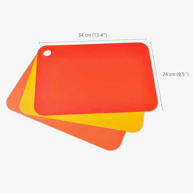 Alt view image 3 of 7 - Pop Flexible Cutting Board Chopping Mats, 3-Piece Set