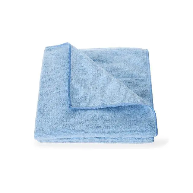 Main image of 320GSM Microfiber Towel 16×16 in, 80/20 Polyester-Polyamide Blend, Overlock-Stitched Edges Scratch-Free, Highly Absorbent Detailing Cloth for Auto, Marine & Home