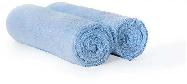 Alt view image 2 of 5 - 320GSM Microfiber Towel 16×16 in, 80/20 Polyester-Polyamide Blend, Overlock-Stitched Edges Scratch-Free, Highly Absorbent Detailing Cloth for Auto, Marine & Home