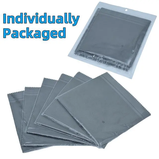 Alt view image 5 of 5 - 12 Pack Microfiber Gun Cleaning Cloth, 12"x12" Lint Free Gun Cleaning Rags, Reusable Microsuede Cleaning/Polishing Wipes Towels for Firearms, Knives and Scopes (Gray)