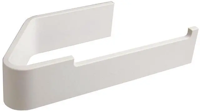 Main image of Toilet Paper Holder (White) | Freestanding Design, Bathroom Storage,SUS 304 stainless steel, Matte paint finish, No-drill installation