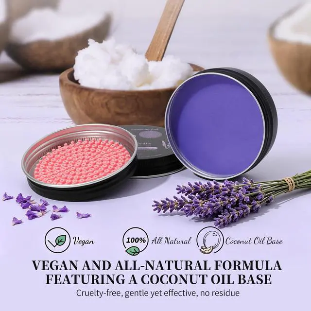 Alt view image 2 of 7 - Makeup Brush Cleaner Lavender Shampoo Soap Solid Brush Cleaning Mat Removes Cosmetic Color Brush Cleaner Pad for Cleaning Makeup Sponges Brushes