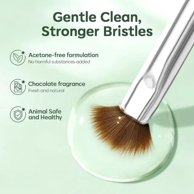 Alt view image 5 of 7 - Nail Art Brush Cleaner & Restorer 2.71 Fl.Oz for Manicure Brush | Cleaner for Polish/Nail Extension Gel/Nail Art Liner/Dip Powder/Acrylic Builder Manicure Brush DIY Salon at Home