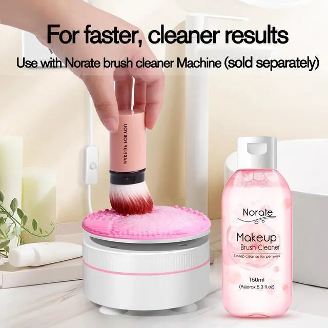 Alt view image 3 of 7 - Makeup Brush Cleaner, Make Up Brush Cleansers Solution, Makeup Cleaner for Makeup Brushes, Beauty Sponge, Powder Puff, Deep Clean Brush Shampoo, Gentle Formula Cruelty Free 5.3 FL.OZ