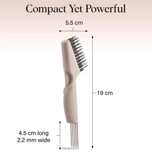 Alt view image 5 of 7 - Hair Brush Cleaner Tool - Hair Stylist Essentials | Double-Sided 2-in-1 Hairbrush Cleaner Tool for Hair Brushes & Combs | Eco-Friendly Cleaning Tool with Pick & Bristles