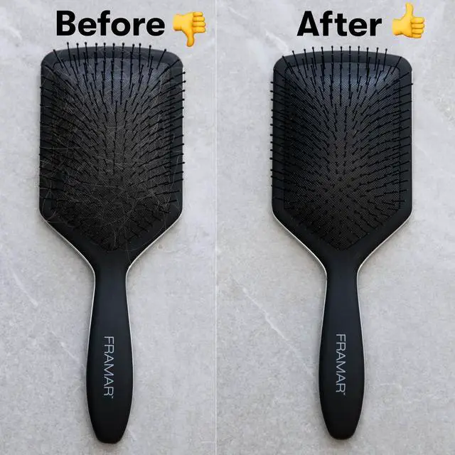 Alt view image 3 of 7 - Premium Hair Brush Cleaner Tool, Hairbrush Cleaner Tool Pink | Brush Cleaner Tool for All Types, Comb Cleaner, 2 in 1 Design Removes Hair & Build up Instantly