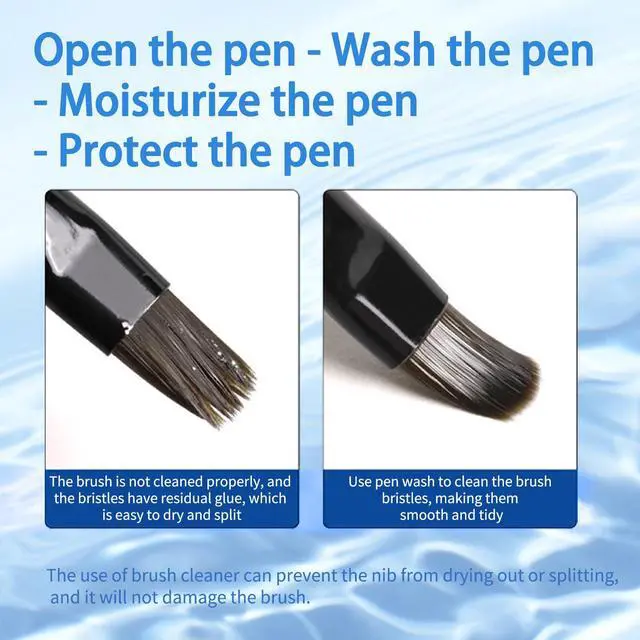 Alt view image 3 of 7 - Nail Brush Cleaner - Special for Gel/Nail Art Brushes & Makeup Brush Care, Must-Have for Renewal, 40ml/1.35fl.oz