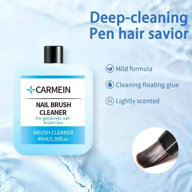 Alt view image 5 of 7 - Nail Brush Cleaner - Special for Gel/Nail Art Brushes & Makeup Brush Care, Must-Have for Renewal, 40ml/1.35fl.oz