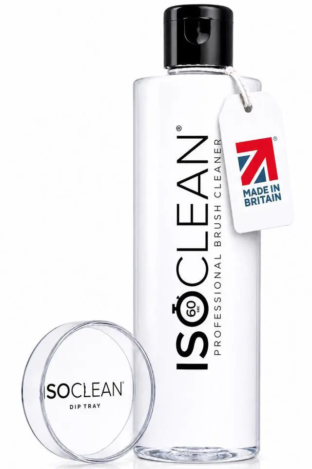 Main image of Makeup Brush Cleaner Gentle Daily Use Solution, Reduces Product Buildup, Improves Application, Easy Clean Brush Cleaning Solution & Sponge Cleaner - Easy Pour with Dip Tray, 6 fl oz