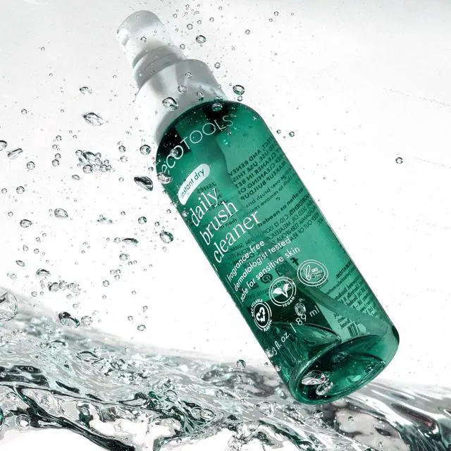 Alt view image 7 of 7 - Daily Brush Cleaner, Makeup Brush Cleanser Spray, 3 fl oz | Quick drying travel size brush spray, fragrance free and dermatologist tested, TSA approved, cruelty-free, vegan