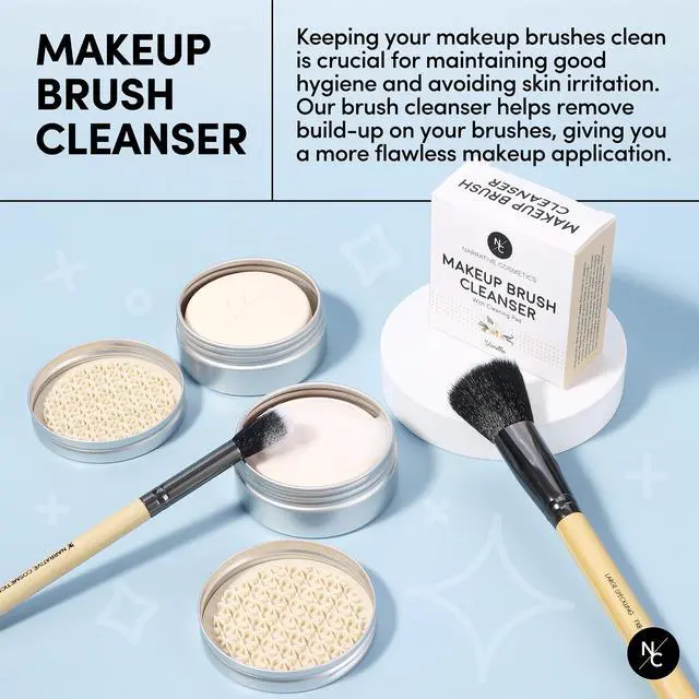 Alt view image 6 of 7 - Makeup Brush Cleaner Soap with Silicone Scrubber Pad | Solid Cleanser for Brushes & Beauty Blenders | Vegan, Cruelty-Free, Avocado Jojoba Argan Oil, Vanilla Scent, 2.45 Oz