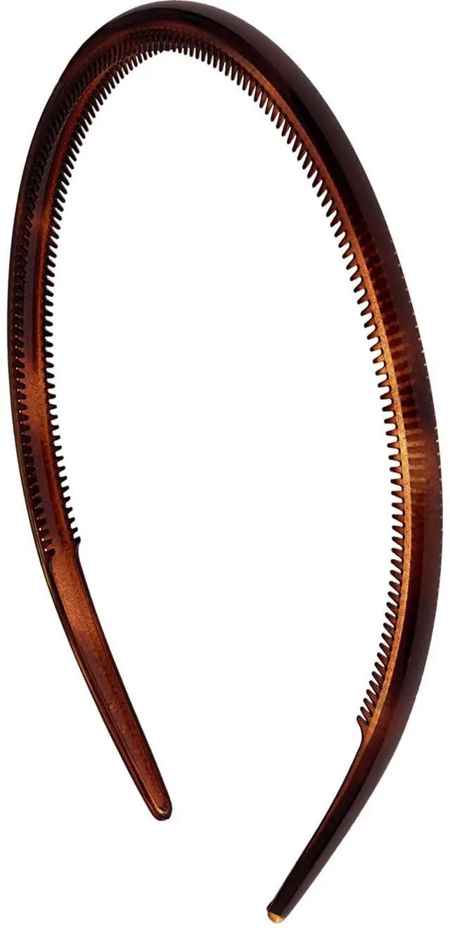Main image of Paris AD42 French Fashion Headband for Women, Very Flexible with Teeth for Strong Hold Grip, Women's Hairband, No Slip and Durable Styling Girls Hair Accessories, Made in France with Cellulose