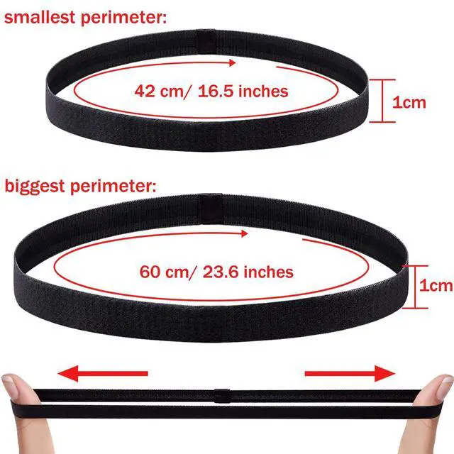 Alt view image 2 of 7 - 20 Pcs Elastic Headbands Non Slip Sport Headband for Women Men Girls | Colorful Workout Sweatband Fashion Yoga, Running Thin Elastic Sport Headbands, 20 Colors