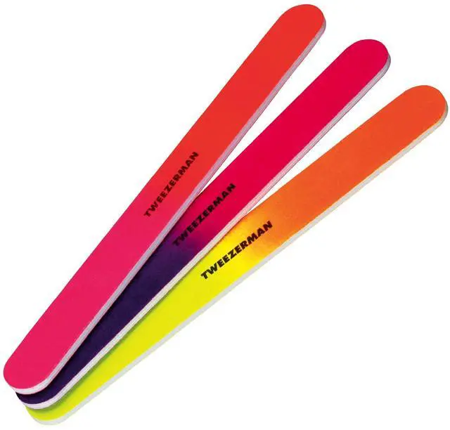 Main image of Nail Files Pack of 3 Neon Hot