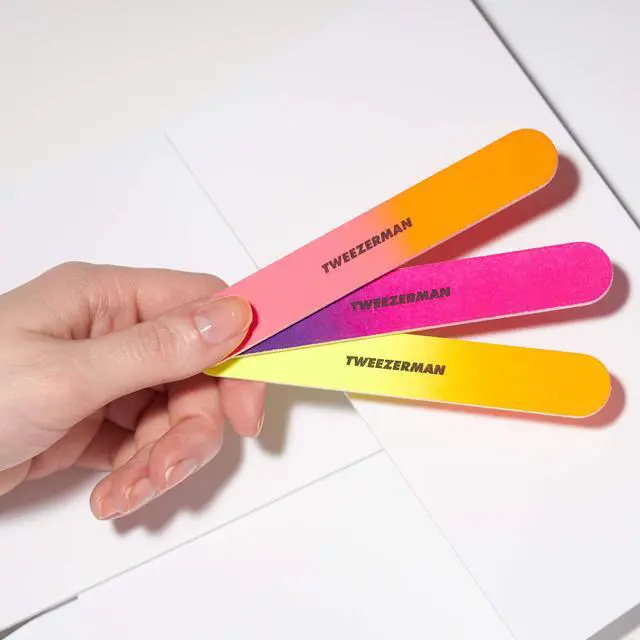 Alt view image 2 of 5 - Nail Files Pack of 3 Neon Hot